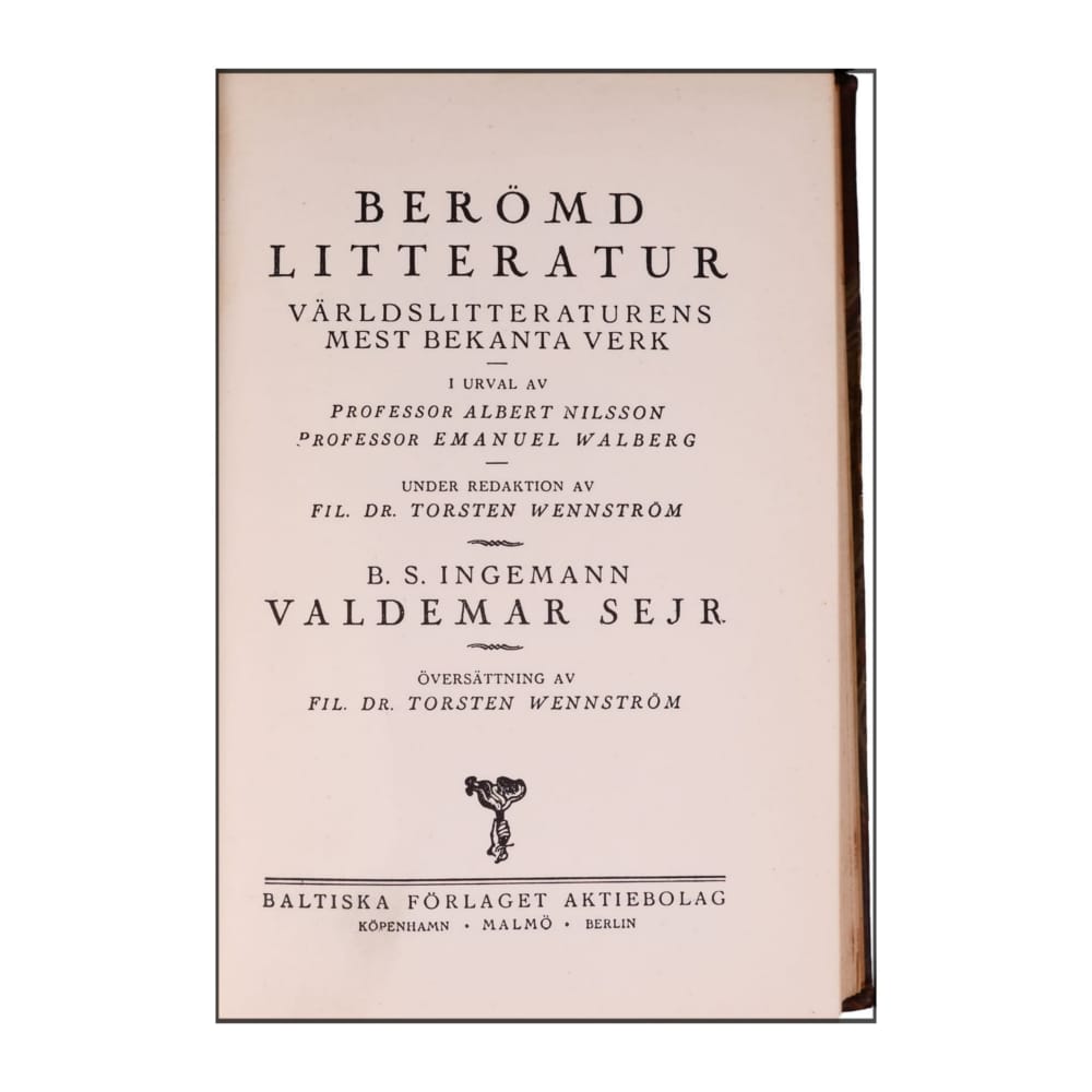 B.S. Ingemann: Valdemar Sejr