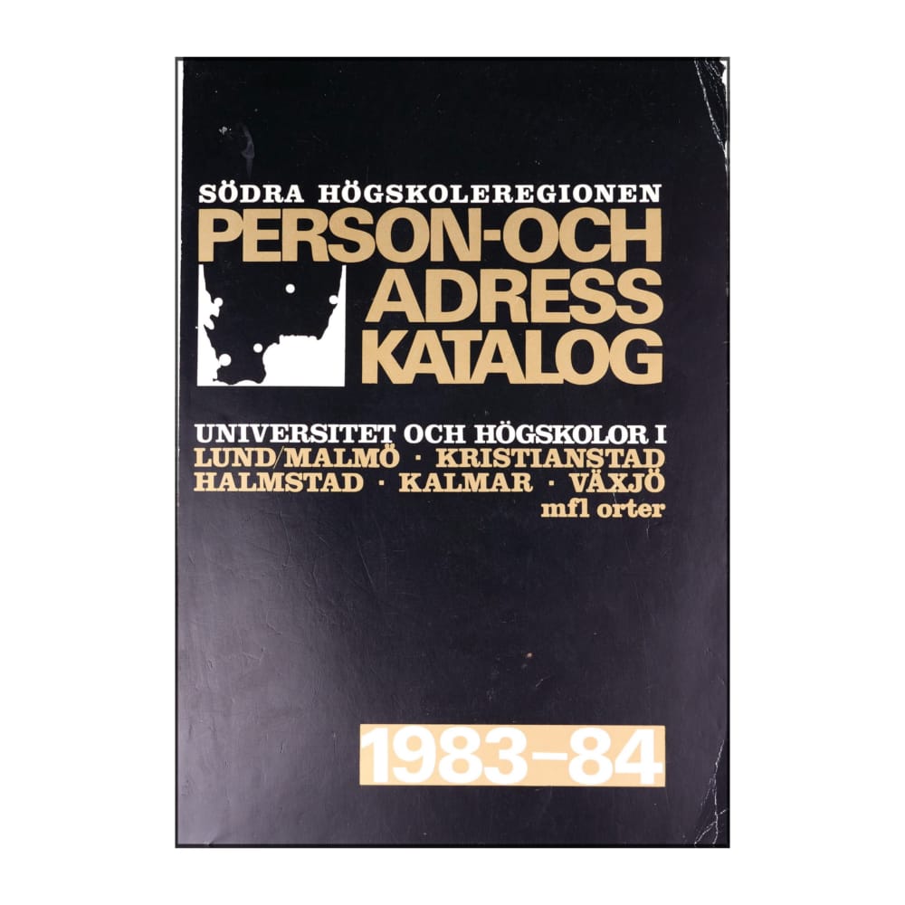 Person- Och Adresskatalog 1983-1984