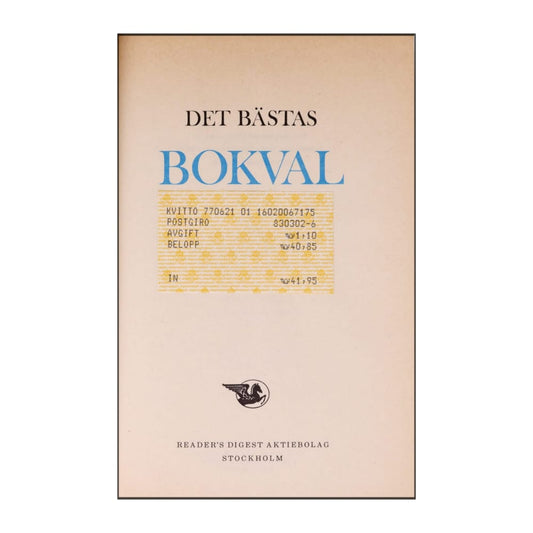 Reader’S Digest: Det Bästas Bokval - (1977) - (9170300429)