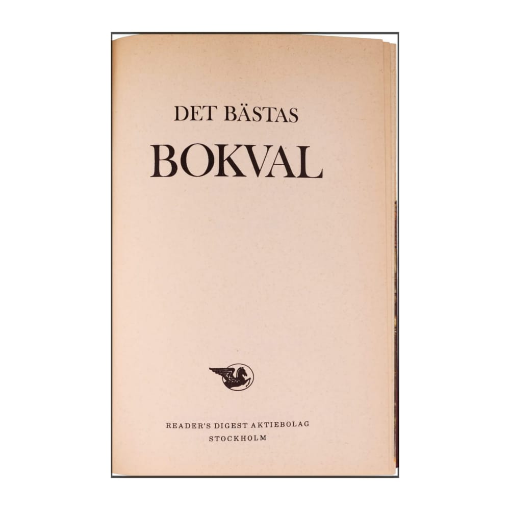Reader’S Digest: Det Bästas Bokval - (1980) - (9170300577)