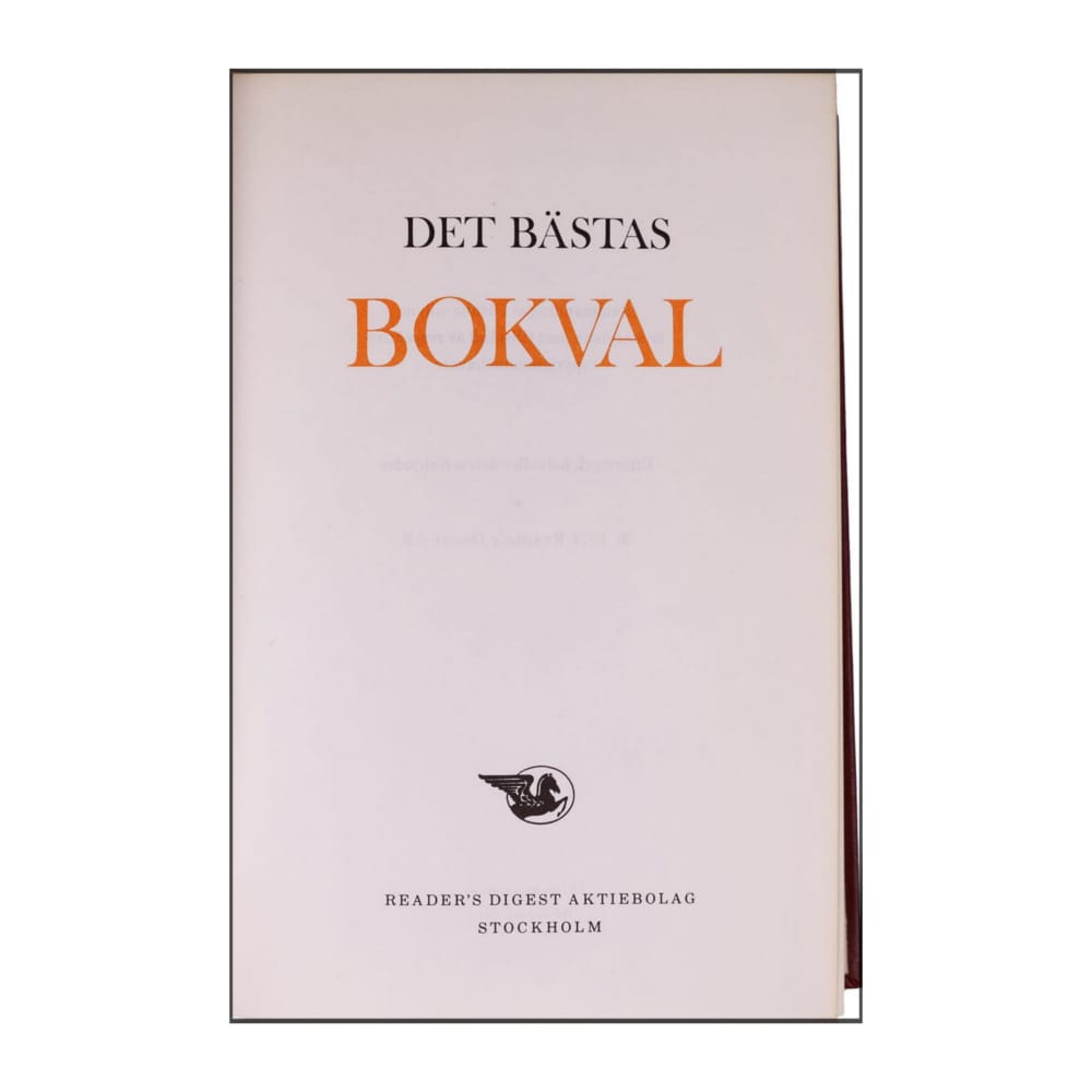 Reader’S Digest: Det Bästas Bokval - (1974)