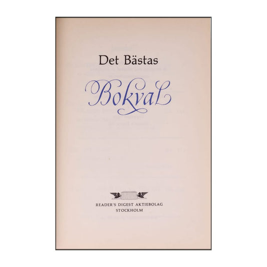 Reader’S Digest: Det Bästas Bokval - (1959)