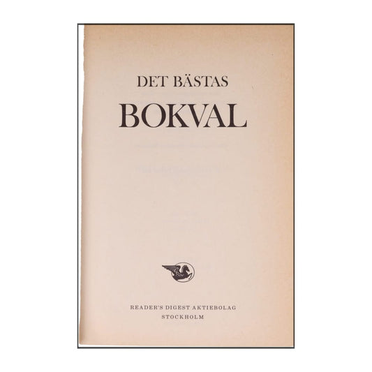 Reader’S Digest: Det Bästas Bokval - (1975) - (9170300062)