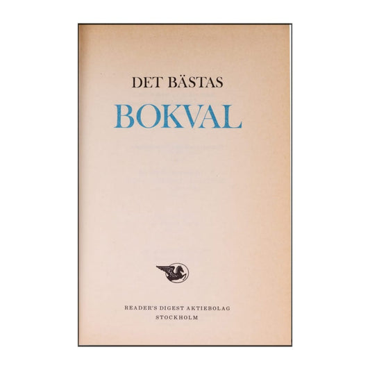 Reader’S Digest: Det Bästas Bokval - (1976) - (9170300208)