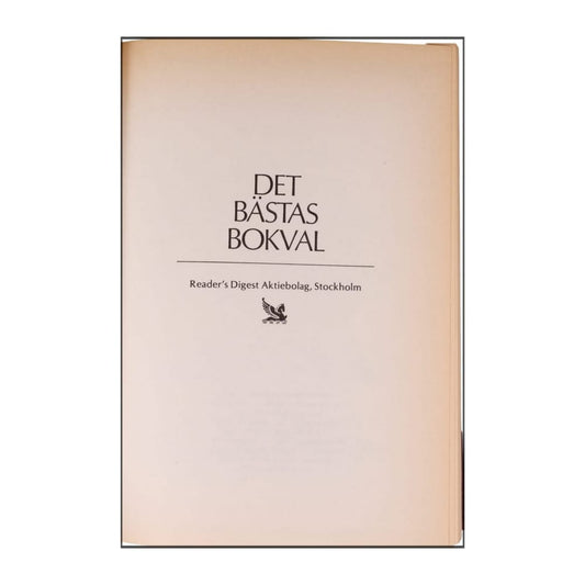 Reader’S Digest: Det Bästas Bokval - (1988) - (9170301271)