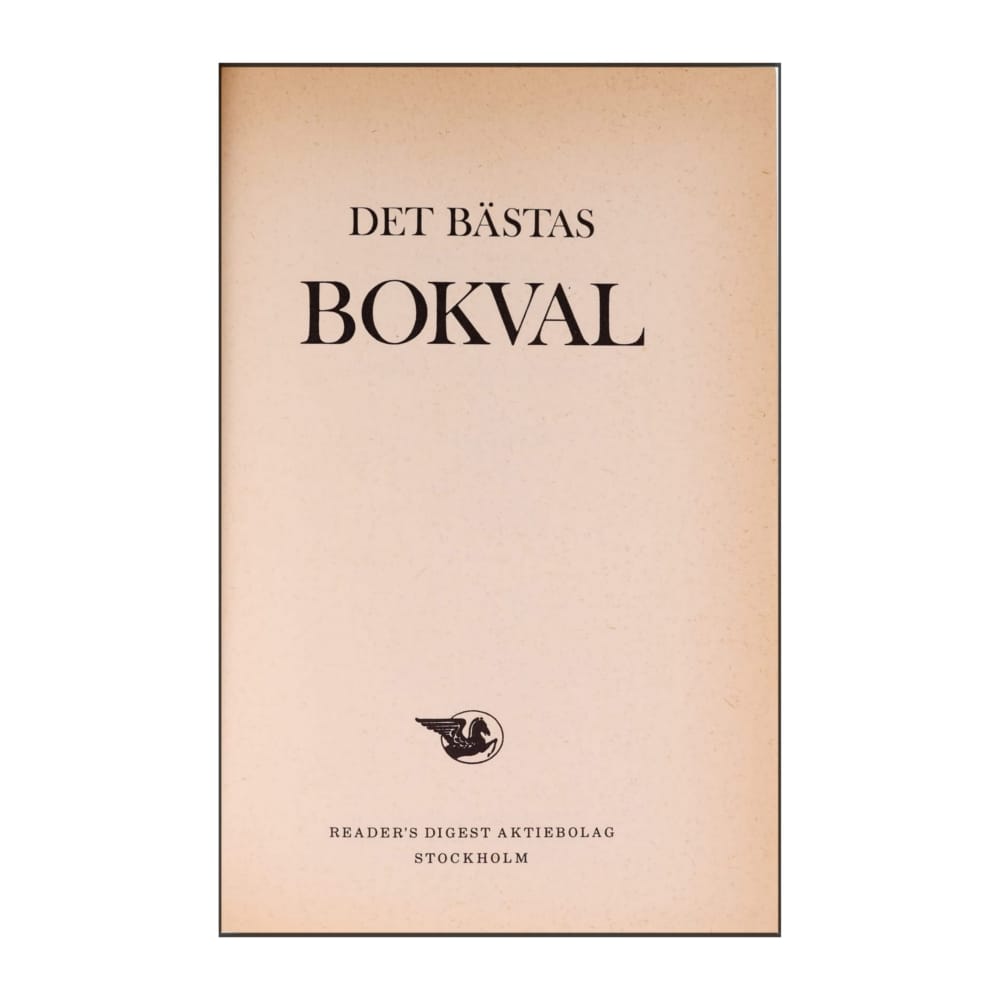 Reader’S Digest: Det Bästas Bokval - (1980) - (9170300577)