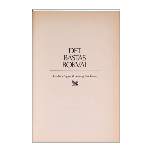 Reader’S Digest: Det Bästas Bokval - (1983) - (9170301026)