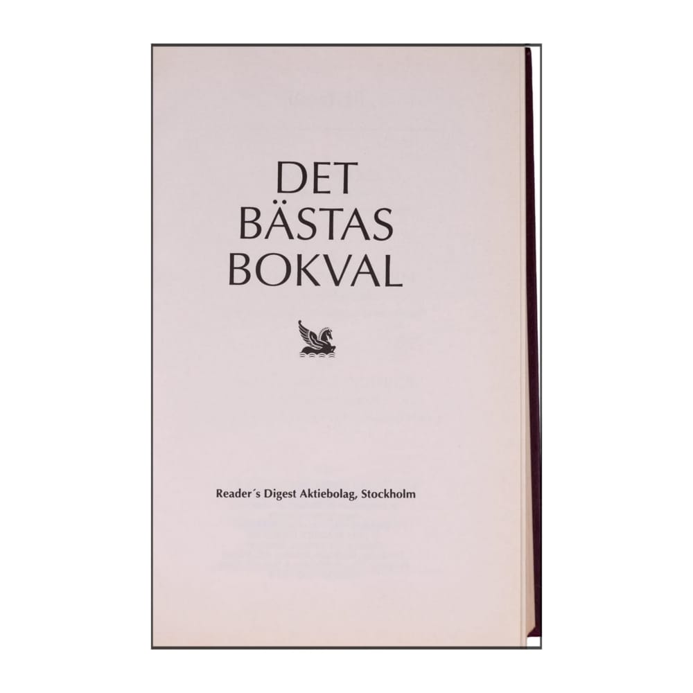 Reader’S Digest: Det Bästas Bokval: 9170301999 Stormens Öga