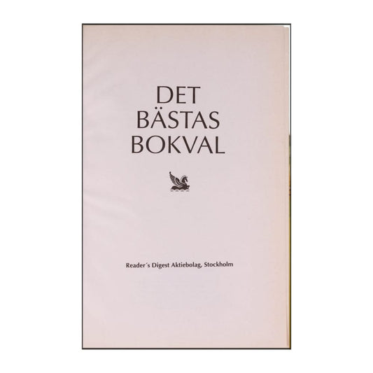 Reader’S Digest: Det Bästas Bokval - (1993) - (9170301611)