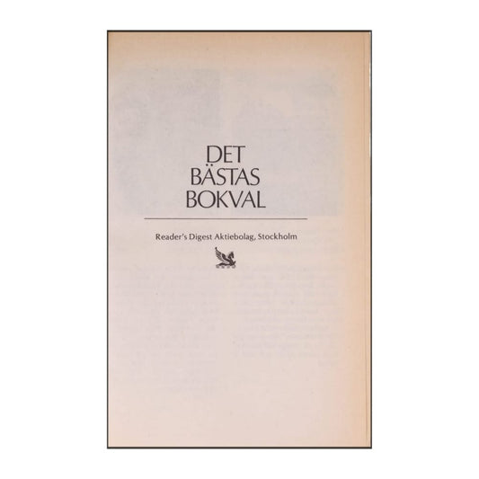 Reader’S Digest: Det Bästas Bokval - (1991) - (9170301700)