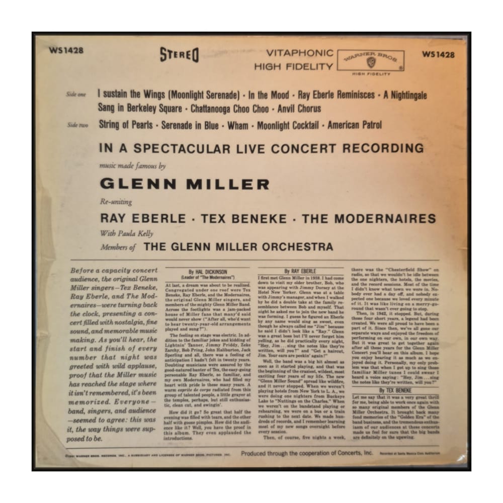 Glenn Miller: Live Concert Music Made Famous