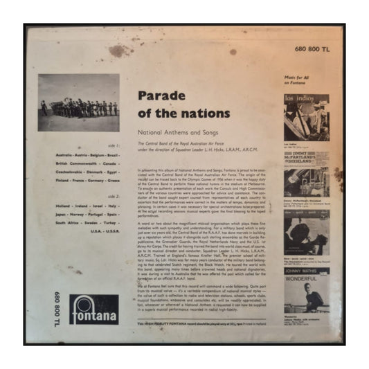 Central Band Of The Royal Australian Air Force: Parade Of The Nations