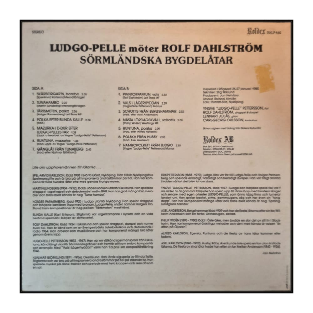 Ludgo-Pelle möter Rolf Dahlström