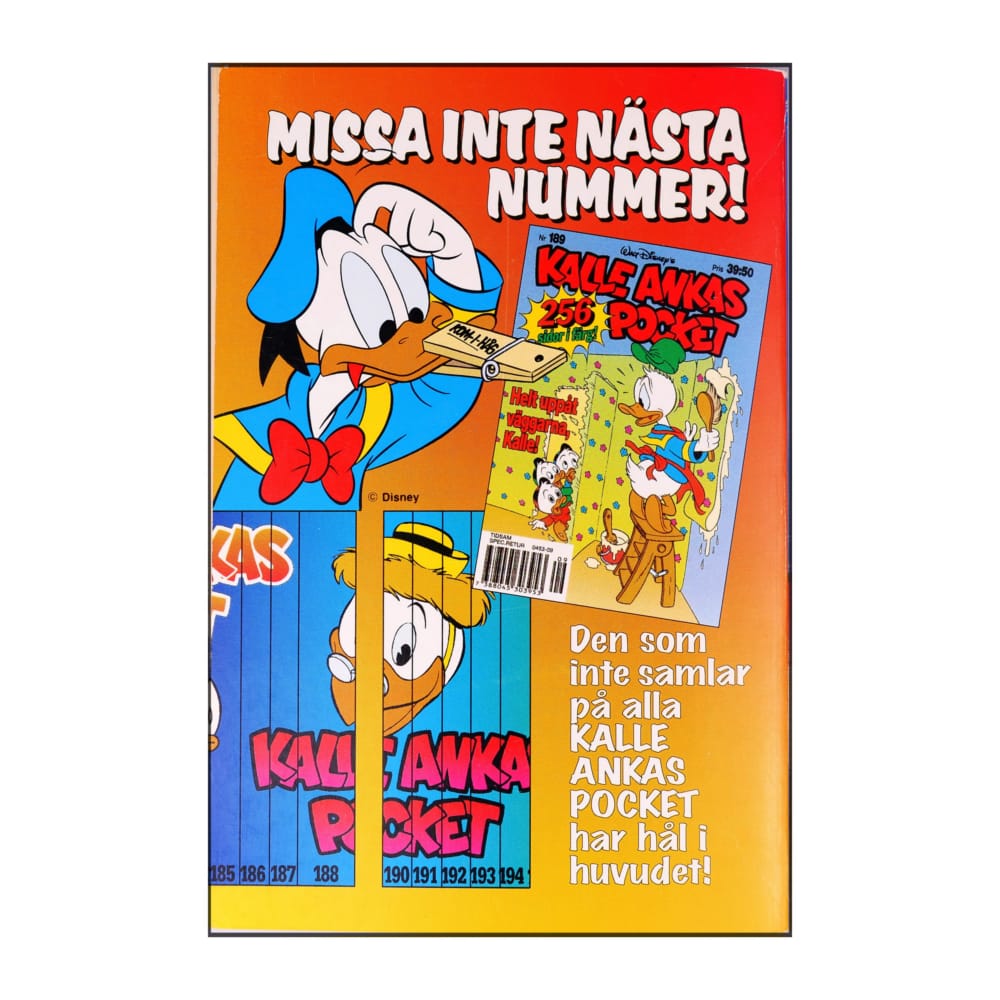Kalle Ankas Dubbel Pocket 188 - Du Är Nummer Ett, Kalle!