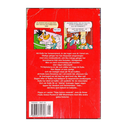 Kalle Ankas Pocket 258 - Topp Tunnor Rasande