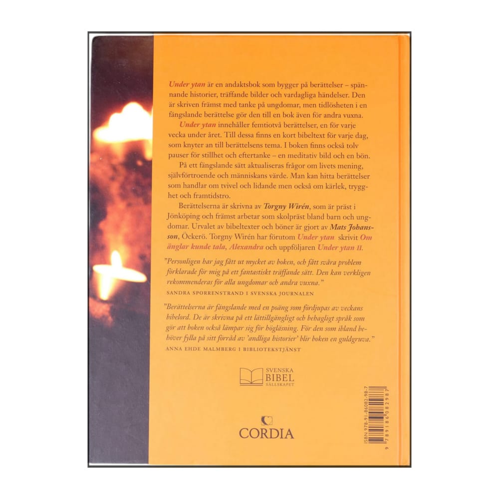 Torgny Wirén & Mats Johansson: Under Ytan: En Andaktsbok För Ungdomar Och Andra Vuxna
