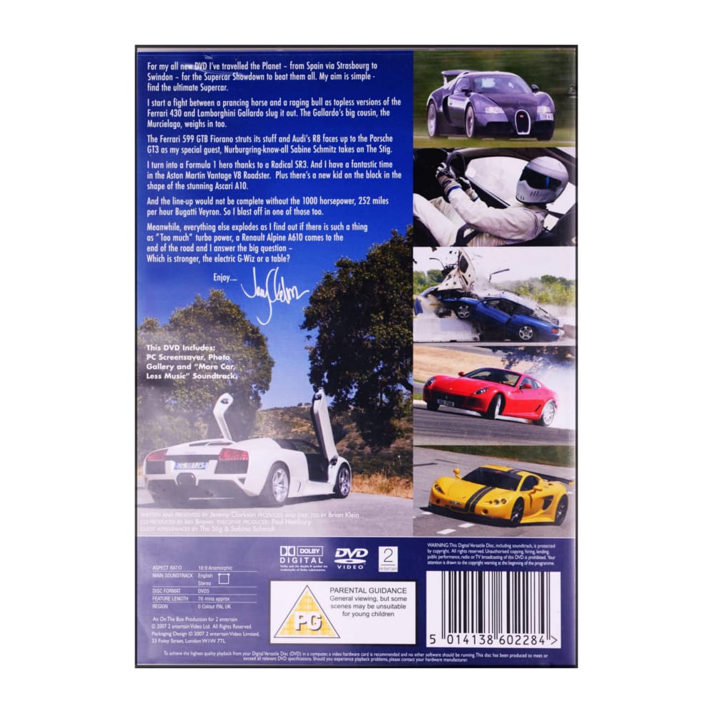 Clarkson Supercar Showdown
