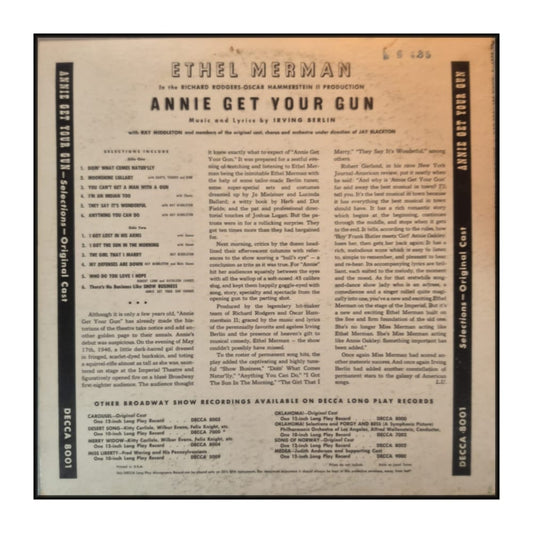 Annie Get Your Gun: Ethel Merman & Ray Middleton & Irving Berlin