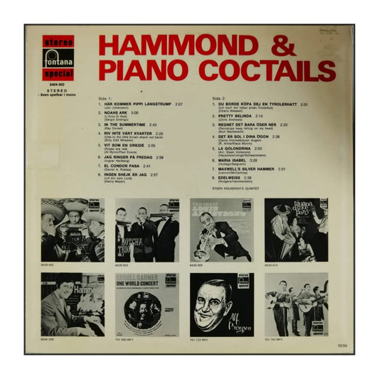 Steen Holkenov'S Quintet: Hammond & Piano Coctails