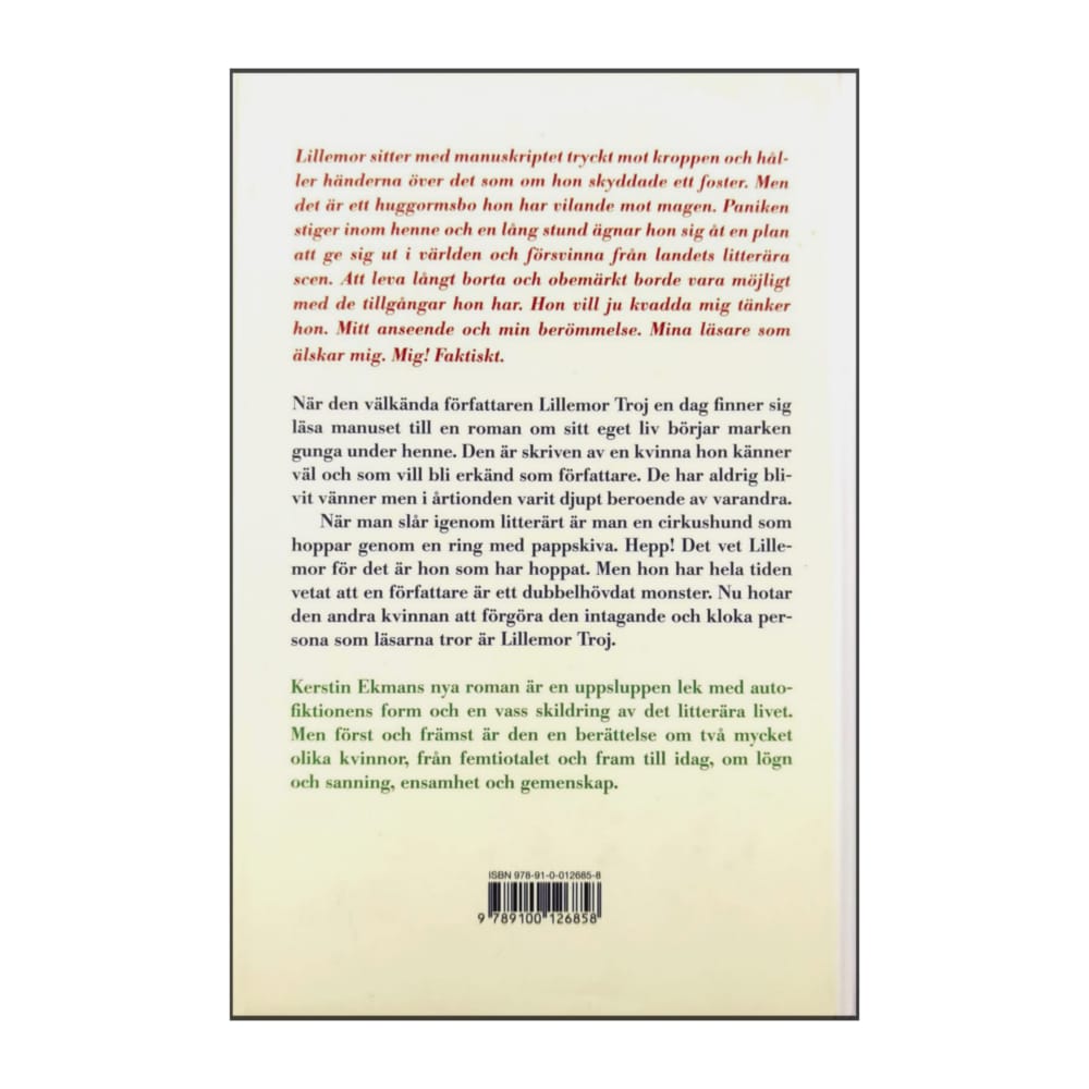 Kerstin Ekman: Grand Final I Skojarbranschen