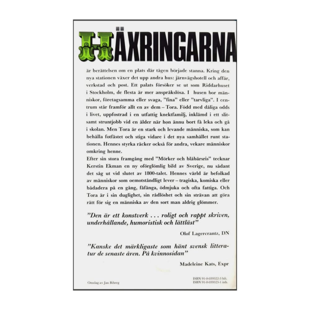 Kerstin Ekman: Häxringarna