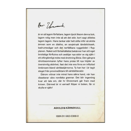 Torsten Ehrenmark: Så Lagom Roligt