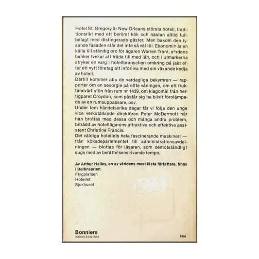 Arthur Hailey: Hotellet