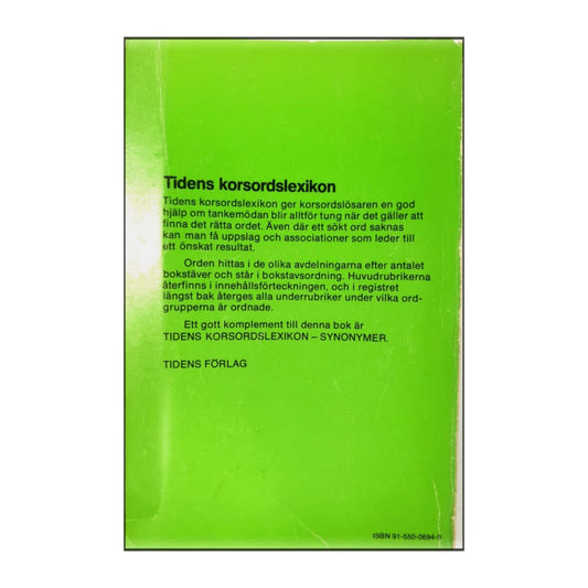 Henry Rolfner: Tidens Korsordslexikon