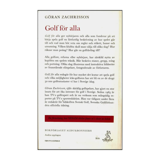Göran Zackrisson: Golf För Alla