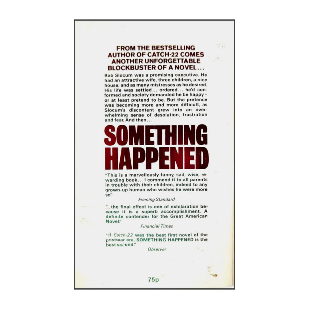 Joseph Heller: Something Happened