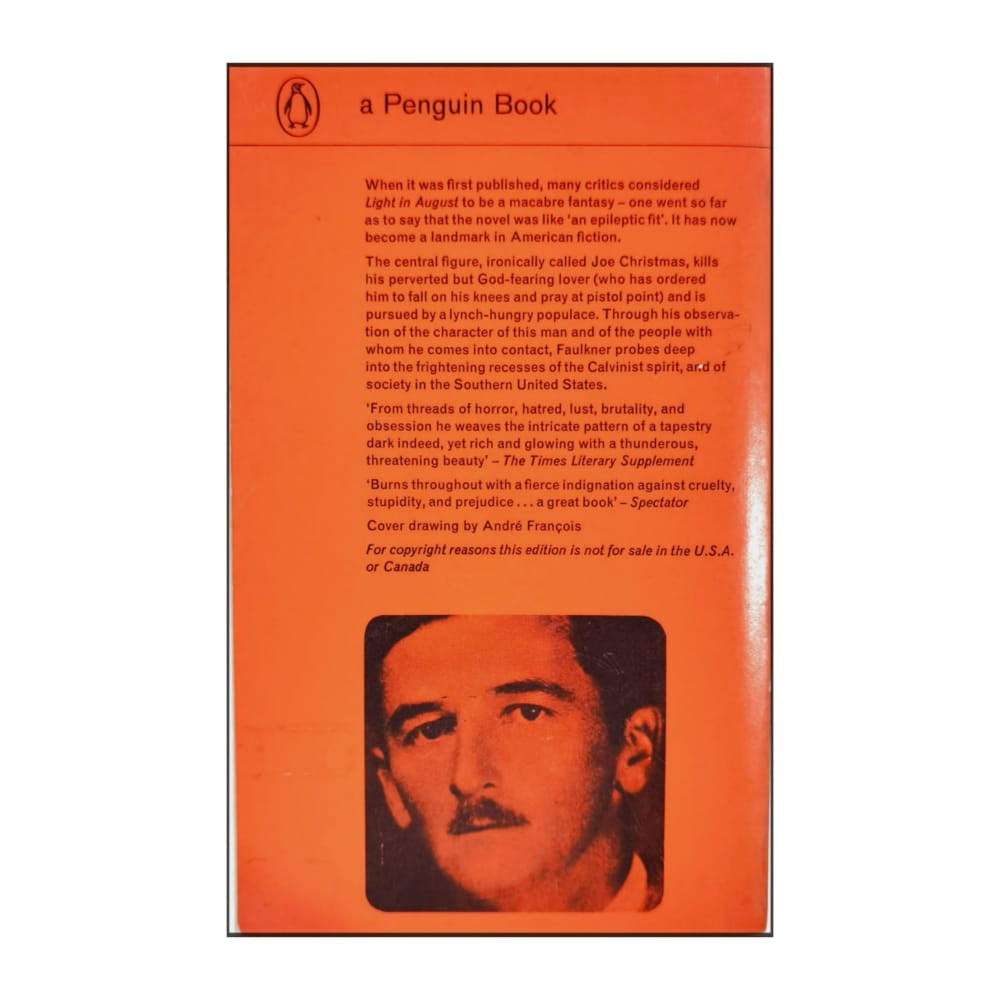William Faulkner: Light In August
