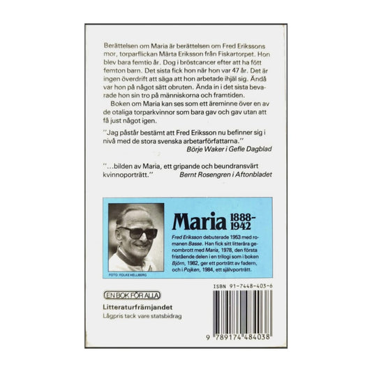 Fred Eriksson: Maria 1888-1942