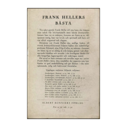Frank Heller: Storhertigens Efterlämnade Finanser