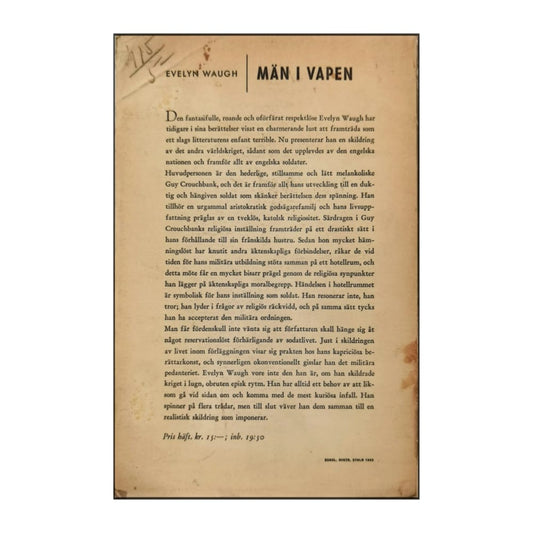 Evelyn Waugh: Män I Vapen