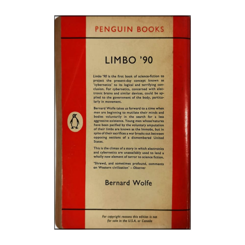 Bernard Wolfe: Limbo '90