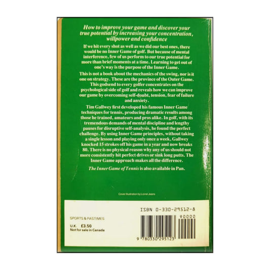 W. Timothy Gallwey: The Inner Game Of Golf