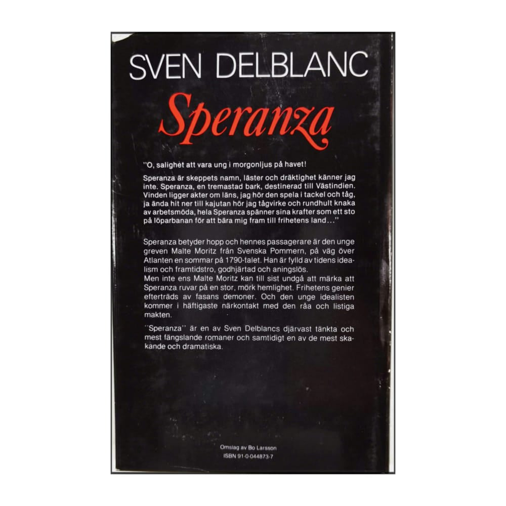 Sven Delblanc: Speranza