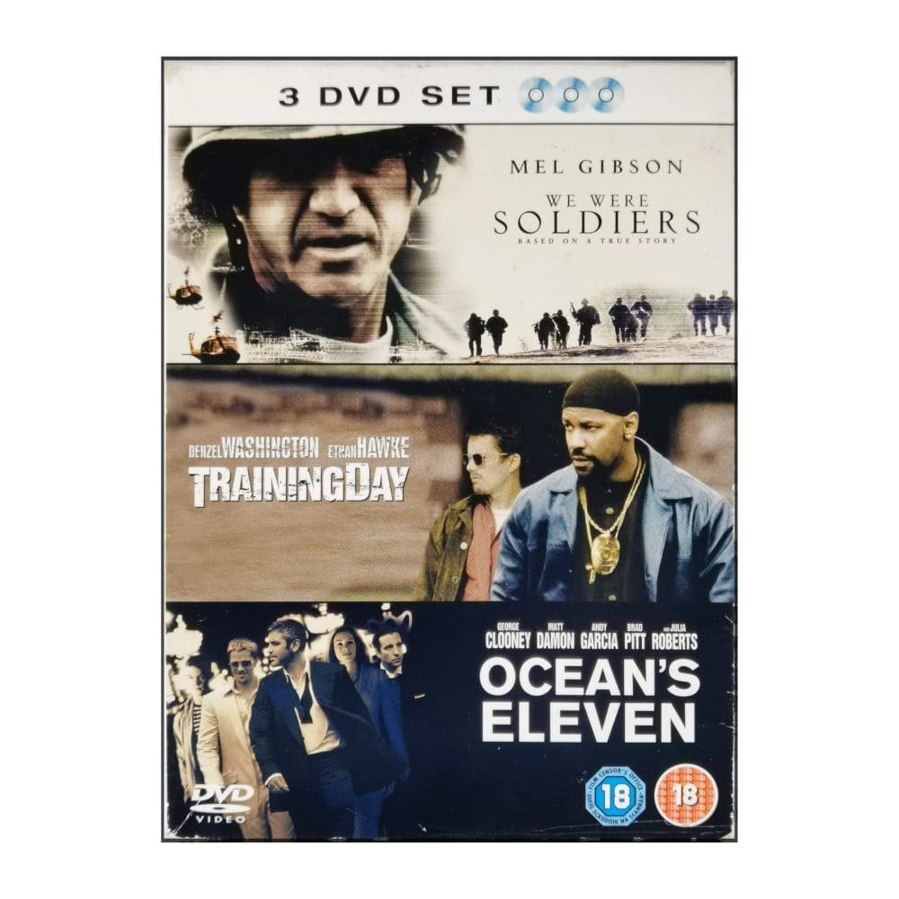 We Were Soldiers + Training Day + Ocean'S Eleven