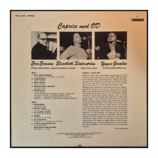 Orphei Drängar: Caprice Med Od