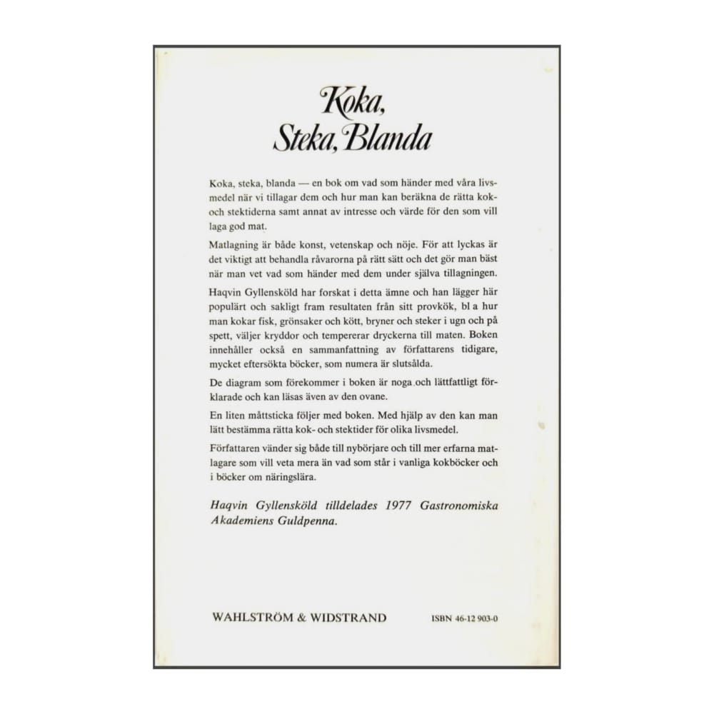 H. Gyllenesköld: Koka Steka Blanda
