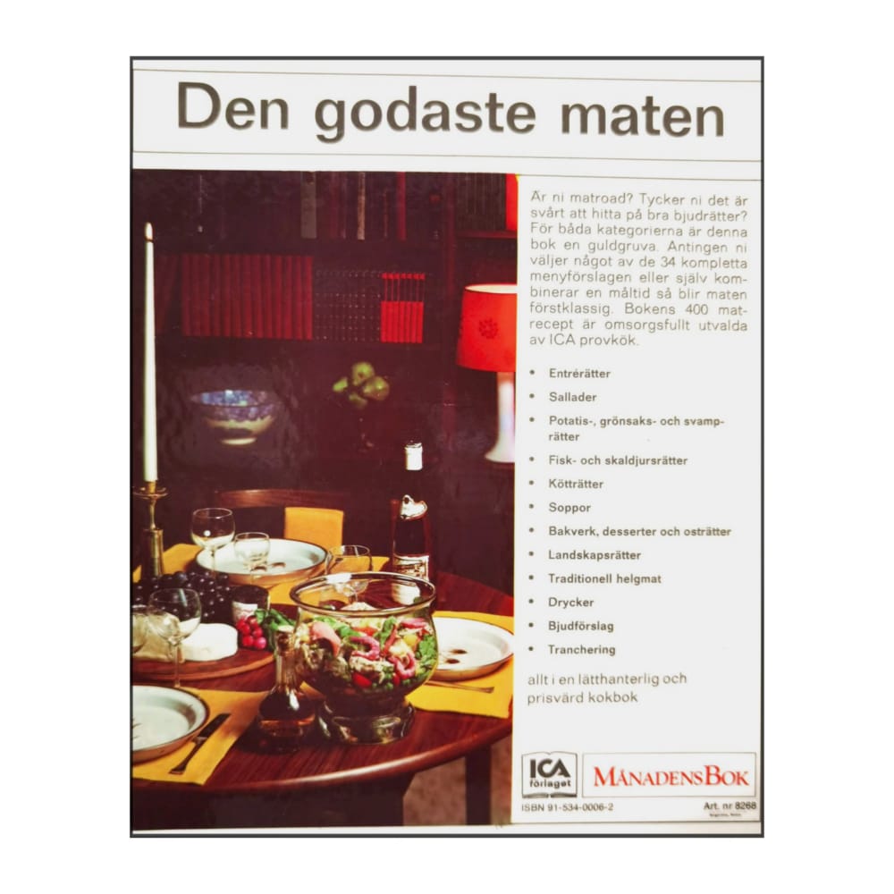 Asta Östenius & Brita Olsson: Den Godaste Maten