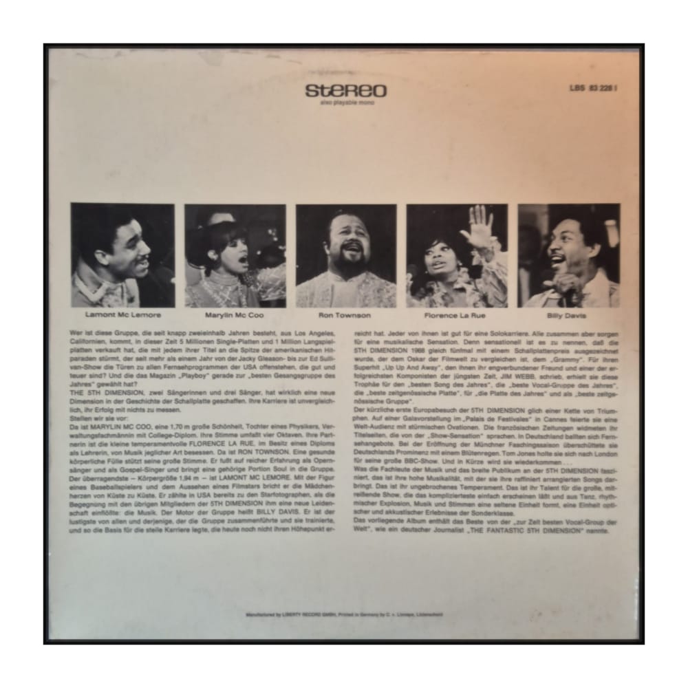 The 5Th Dimension: The Fantastic 5Th Dimension
