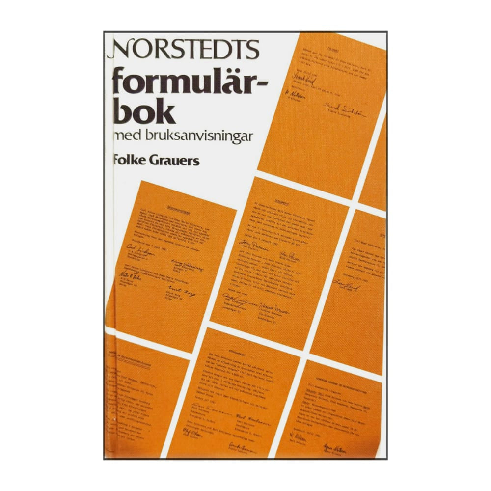 Folke Grauers: Norstedts Formulärbok