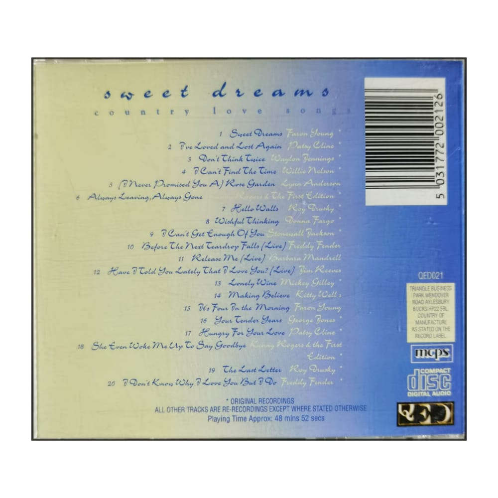 Sweet Dreams: Country Love Songs