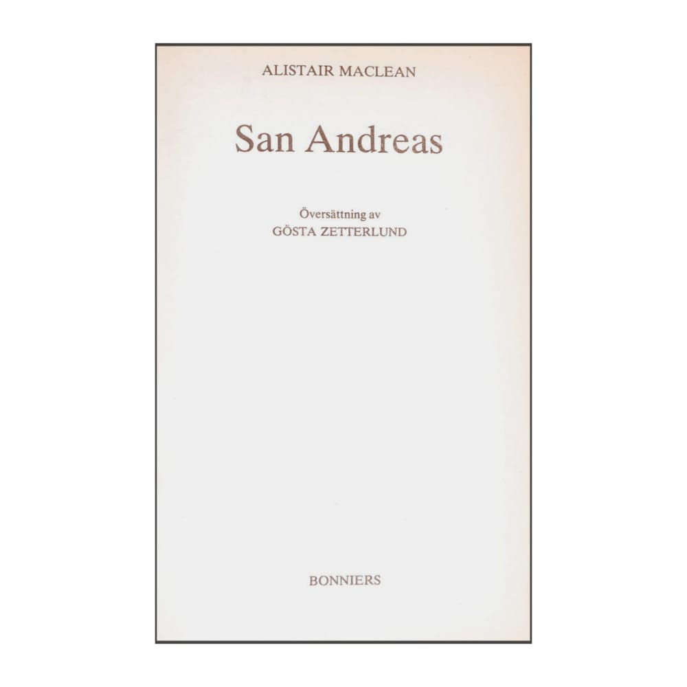 Alistair Maclean: San Andreas