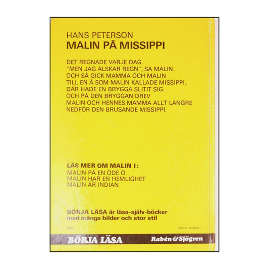 Hans Persson: Malin På Missippi