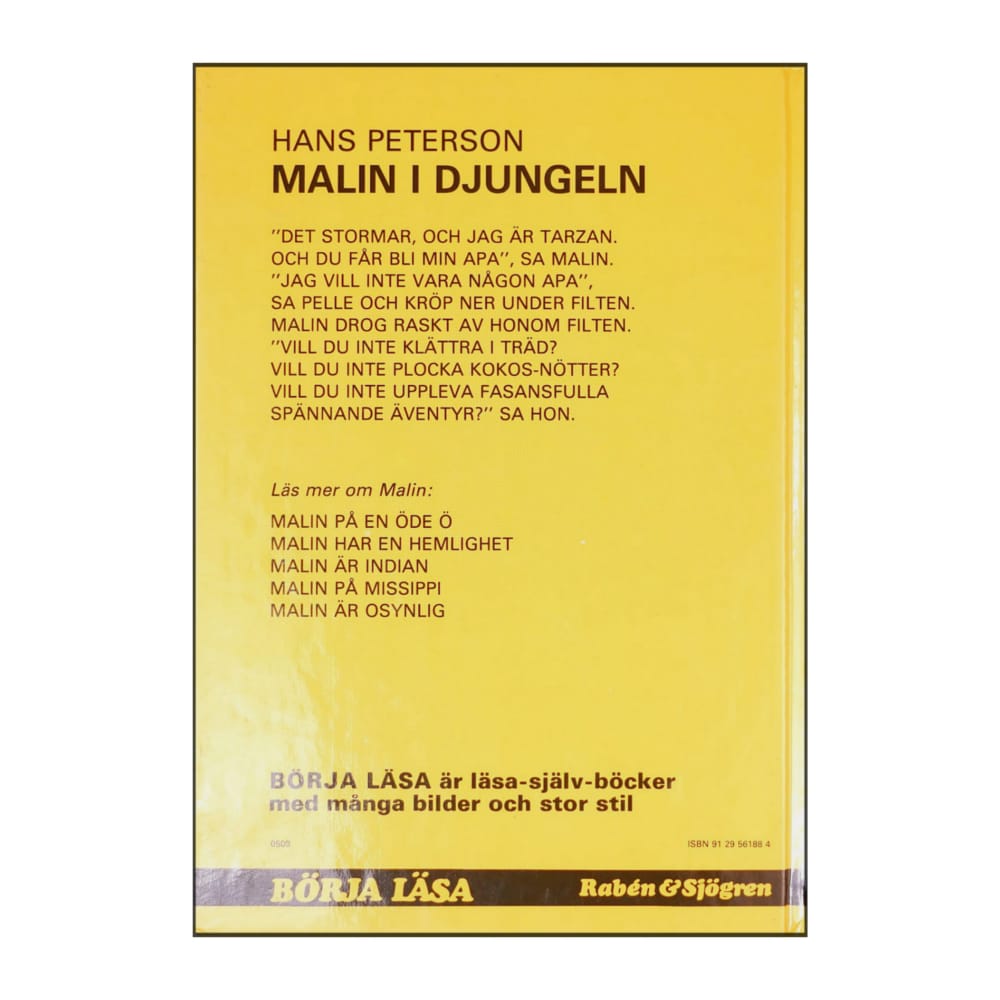 Hans Persson: Malin I Djungeln