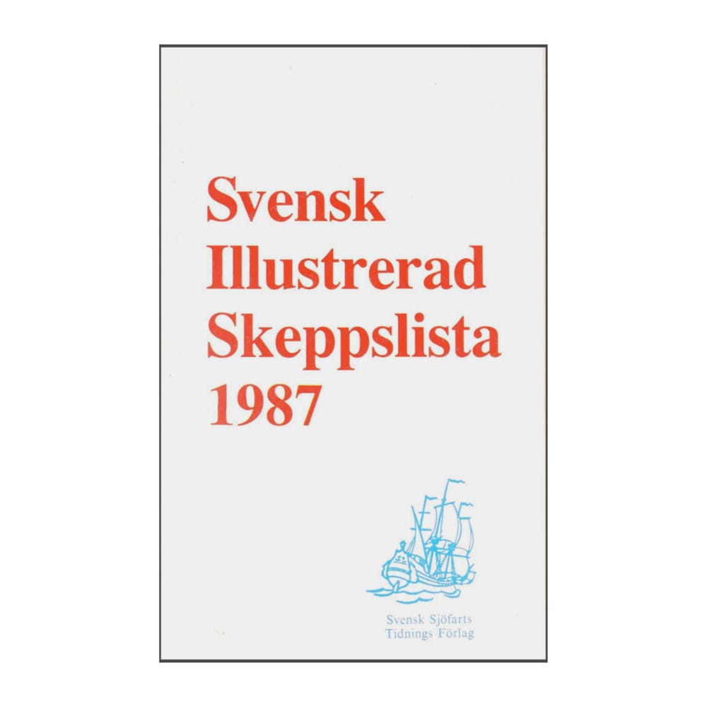 Svensk Illustrerad Skeppslista 1987