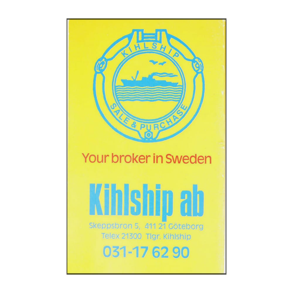 Svensk Illustrerad Skeppslista 1987