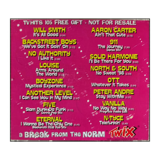 Free! Top Pop Cd From Tv Hits Magazine And Twix
